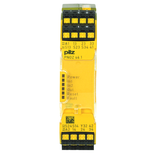 751126 New PILZ PNOZ s6.1 C 24VDC 3 n/o 1 n/c